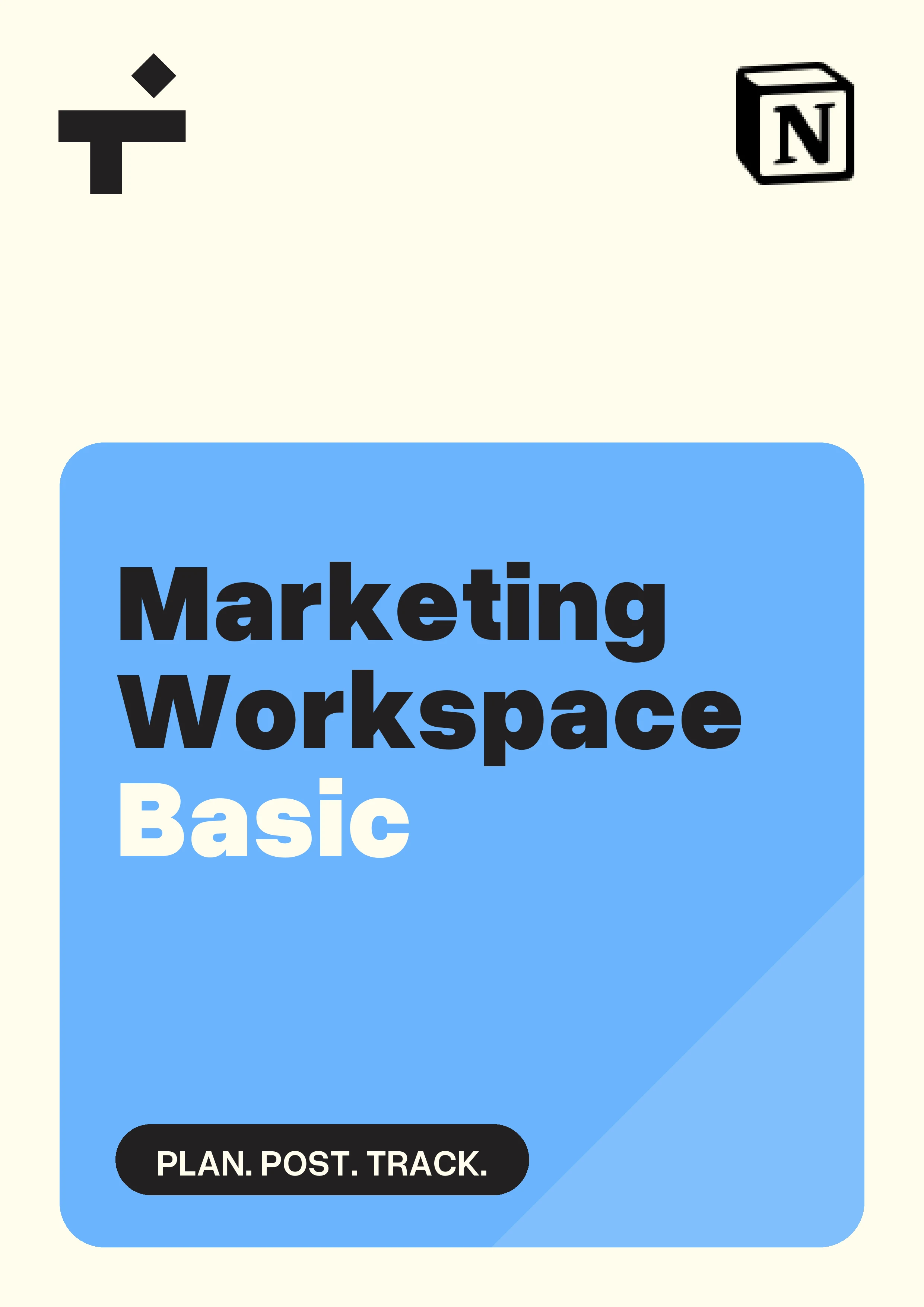 Marketing Workspace Basic Notion template
