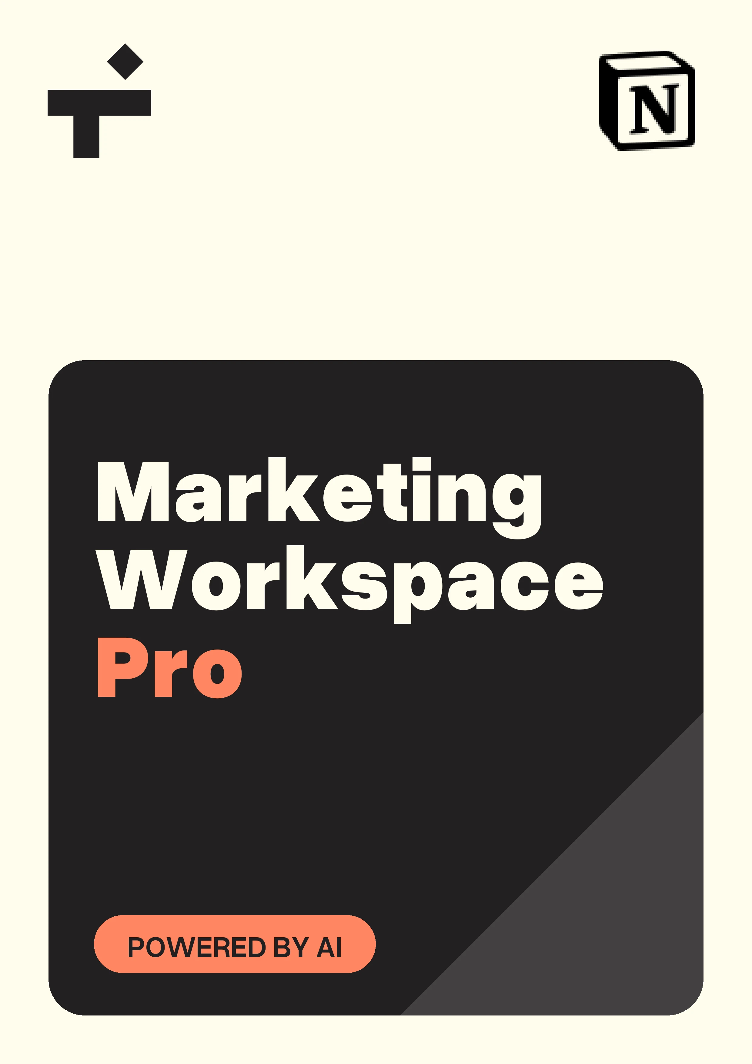 Marketing Workspace Pro Notion template